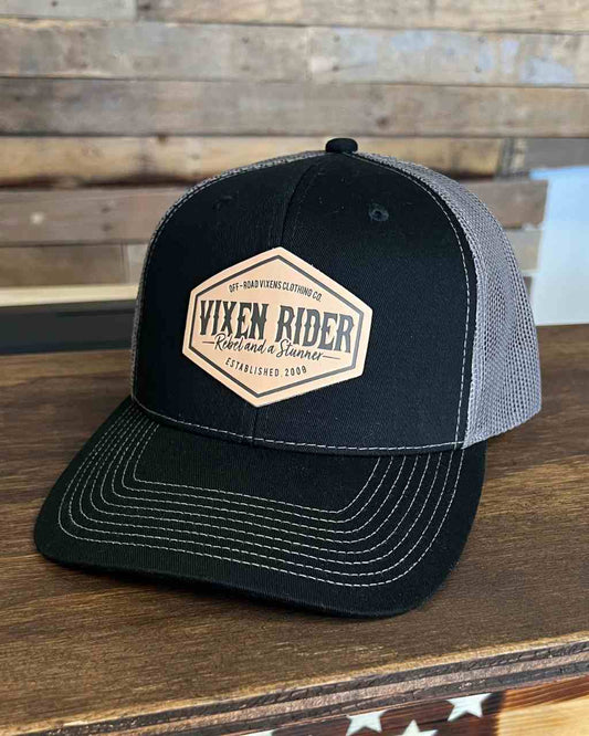 Rebel Trucker Hat Black/Charcoal